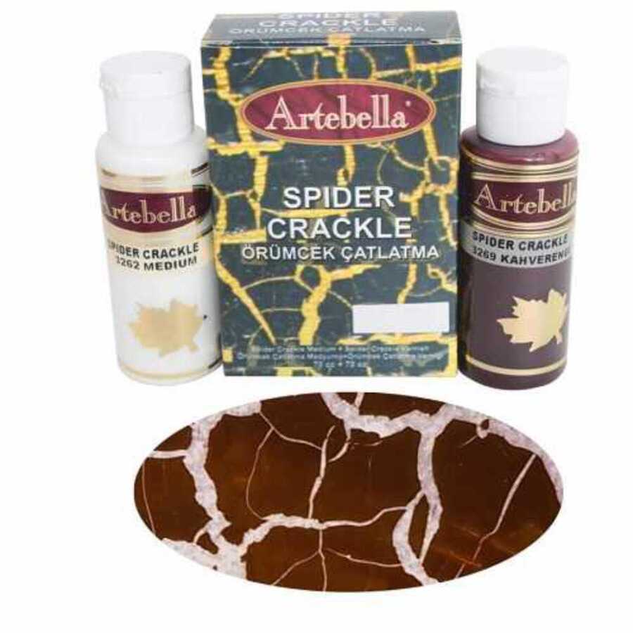 artebella 3274 cikolata orumcek catlatma 598564 21 B -Artebella Art & Craft Hobi ve Sanat Ürünleri