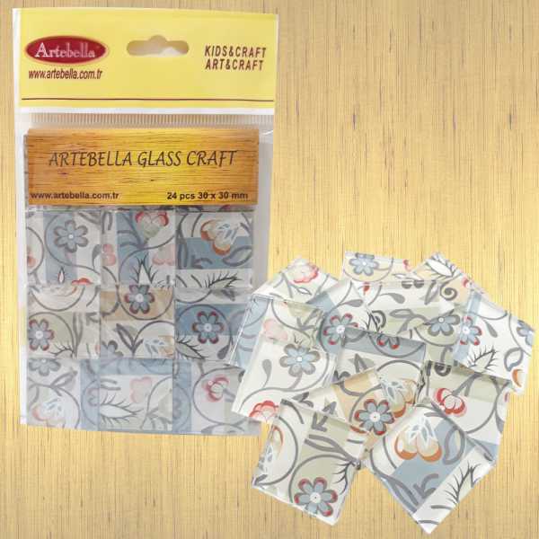 artebella glass craft cam mozaik gc06 606040 14 B -Artebella Art & Craft Hobi ve Sanat Ürünleri