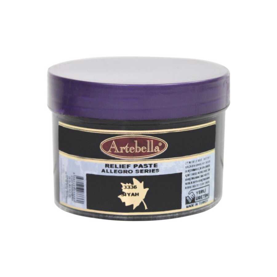 3336 artebella allegro rolyef pasta siyah 160 cc 16402 733229 15 B -Artebella Art & Craft Hobi ve Sanat Ürünleri