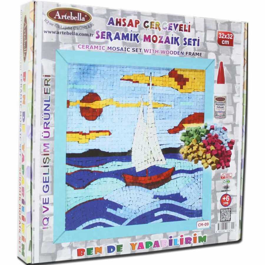 artebella bende yapabilirim seramik mozaik cm 09 729531 14 B -Artebella Art & Craft Hobi ve Sanat Ürünleri