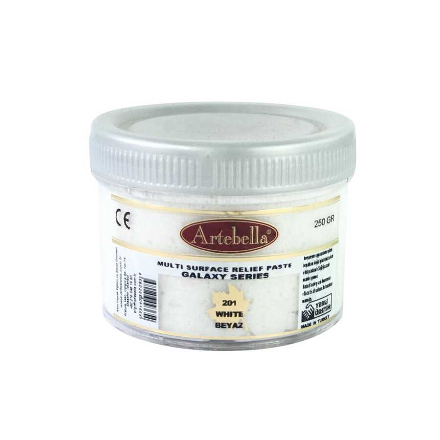 artebella galaxy serisi multi rolyef pasta 201 beyaz 250 gr 728022 14 B -Artebella Art & Craft Hobi ve Sanat Ürünleri